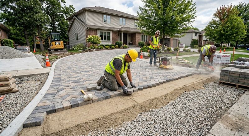 Driveway Pavers Replacement in Littleton, CO
